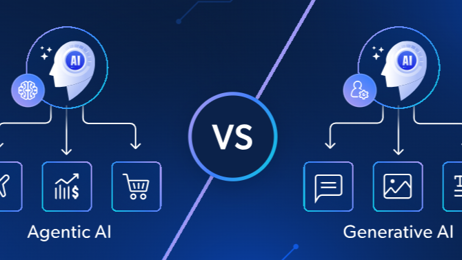 Comparaison Agentic AI vs Generative AI dans le secteur télécom
