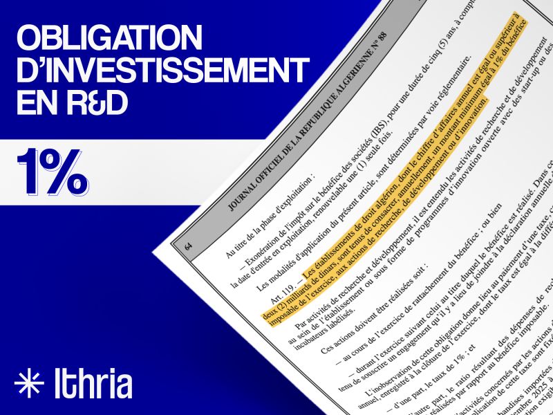 Loi de finances 2026, article 119 : 1 % du bénéfice imposable consacré à la R&D&I